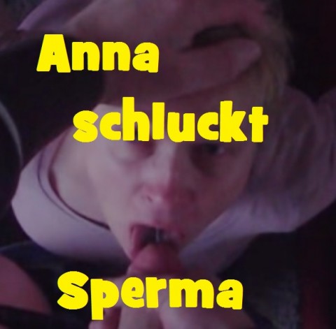 Anna schluckt Sperma POV