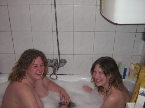 baden mit freundin