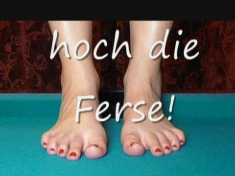 hoch die Ferse