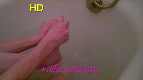 Füße waschen