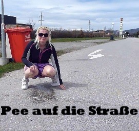 Pee auf die Landstraße
