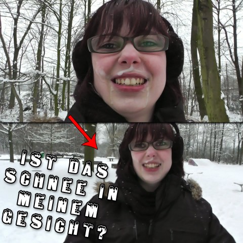 Ist das Schnee in meinem Gesicht?