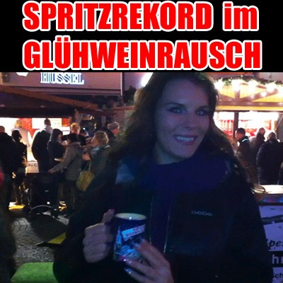 Spritzrekord im Glühweinrausch