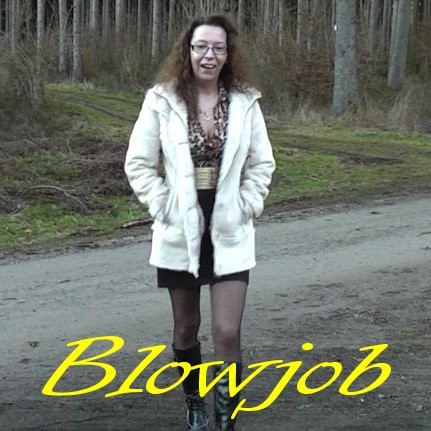 Fremden im Wald einen geblasen