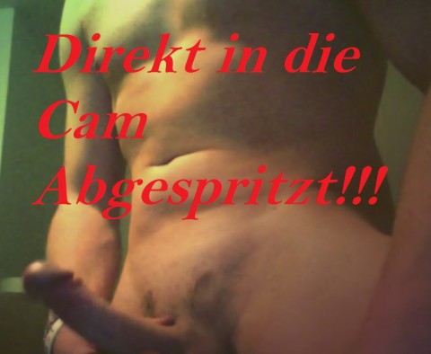 Direkt in die Cam Abgespritzt!!