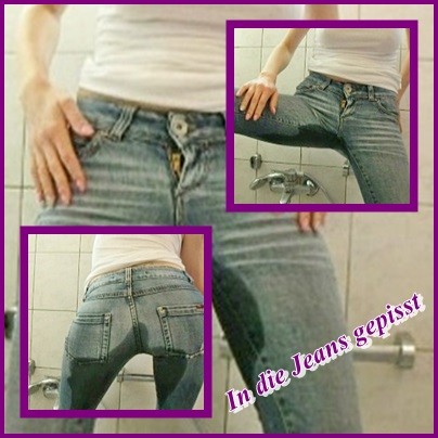 In die Jeans gepisst