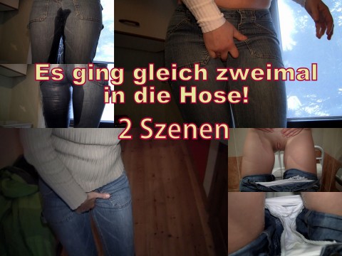 Es ging gleich zweimal in die Hose! 2 Szenen!