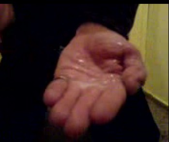 cum in hand