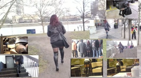 Karnevan in Cologne with leather and seamed Ph
