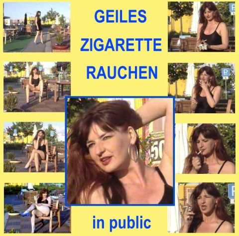Geiles CIGARETTE SMOKING in public