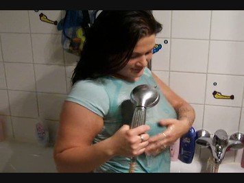 I am now your wet shirt girl