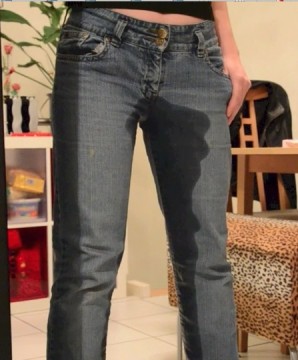 User request: pissing in the jeans