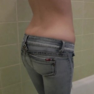 In meine Jeans gepischt