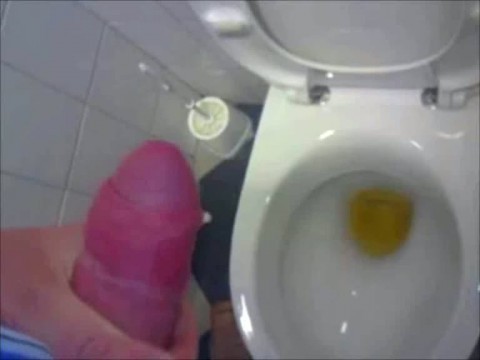 Peeing on Public Toilet