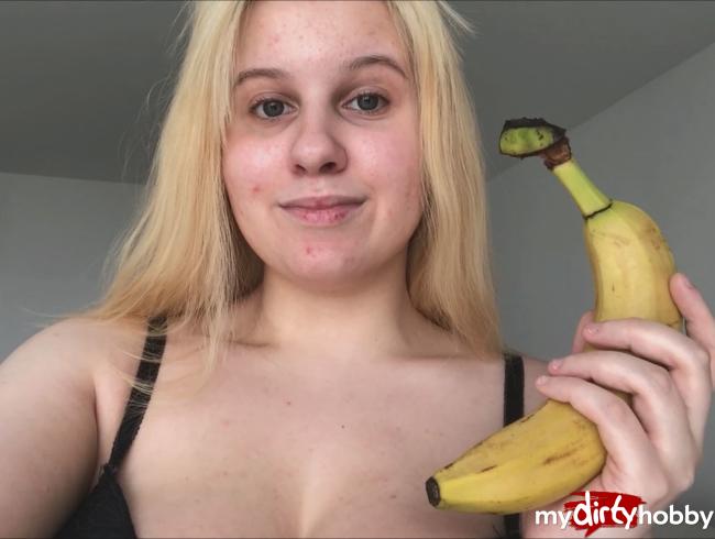 ANAL BANANE! Das größte Ding, was ich je im Arsch hatte!