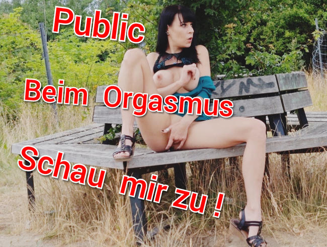 Willst du mein Spanner sein Public Orgasmus